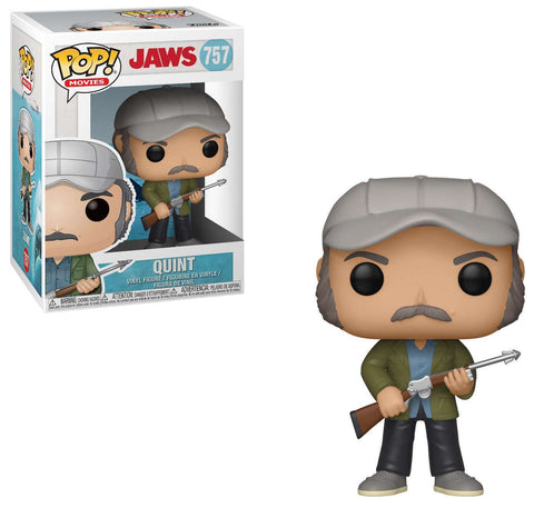 POP! Movies #757: Jaws - Quint (Funko POP!) Figure and Box w/ Protector