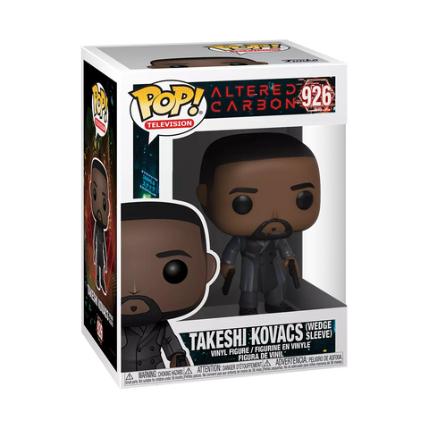 POP! Television #926: Altered Carbon - Takeshi Kovacs (Wedge Sleeve) (Funko POP!) Figure and Box w/ Protector