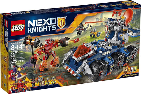 Nexo Knights: Axl’s Tower Carrier (70322) 670 Pieces (Lego Set) NEW