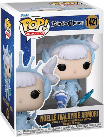 POP! Animation #1421: Black Clover - Noelle (Valkyrie Armor) (Funko POP!) Figure and Box w/ Protector