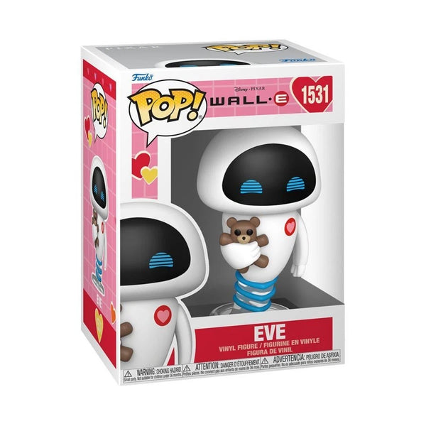 POP! Disney #1531: Wall-E - Eve (Valentine Edition) (Funko POP!) Figure and Box w/ Protector