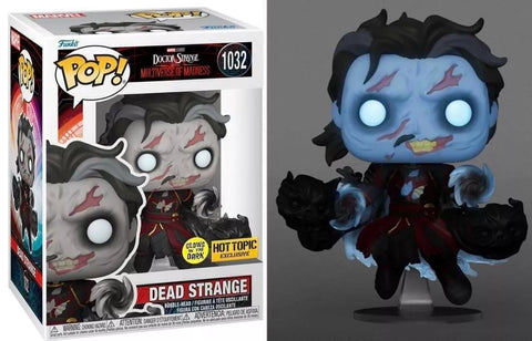 POP! Marvel Studios #1032: Doctor Strange in the Multiverse of Madness Dead Strange (Glows in the Dark) (Hot Topic Exclusive) (Funko POP!) Figure and Box w/ Protector