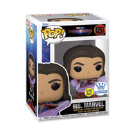 POP! Marvel Studios #1251: The Marvels - Ms. Marvel (Glows in the Dark) (Funko.com Exclusive) (Funko POP!) Figure and Box w/ Protector