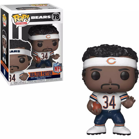 POP! NFL Football #78: Bears - Walter Payton (Funko POP!) Figure and Box w/ Protector