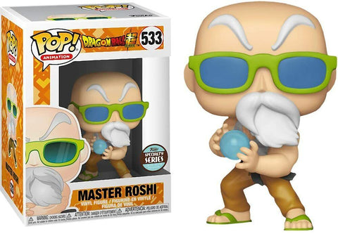 POP! Animation #533: Dragon Ball Z - Master Roshi (Specialty Series Limited Edition Exclussive) (Funko POP!) Figure and Box w/ Protector