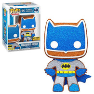 POP! Heroes #444: DC Super Heroes - Gingerbread Batman (Diamond Collection) (Hot Topic Exclusive) (Funko POP!) Figure and Box w/ Protector