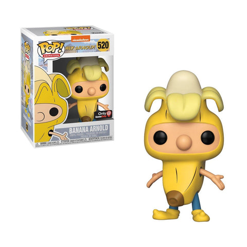 POP! Animation #520: Hey Arnold! - Banana Arnold (GameStop Exclusive) (Funko POP!) Figure and Box w/ Protector