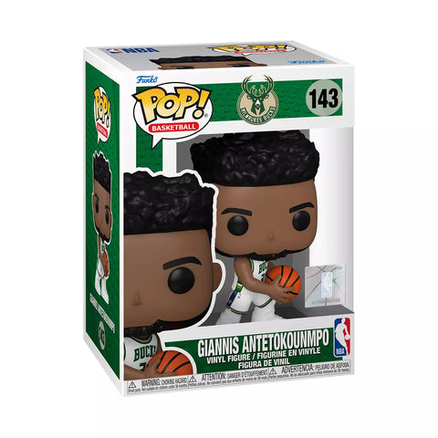 POP! Basketball #143: Giannis Antetokounmpo (Funko POP!) Figure and Box w/ Protector