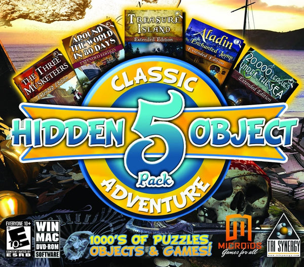 Hidden Object 5 Pack: Classic Adventure (PC Game) Pre-Owned