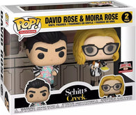 POP! Television 2 Pack: Schitts Creek: David Rose & Moira Rose (Target Con 2021 Limited Edition Exclusive) (Funko POP!) Figure and Box w/ Protector