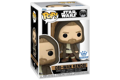 POP! Star Wars #544: Obi-Wan Kenobi [Exclusive] (Funko POP!) Figure and Box w/ Protector