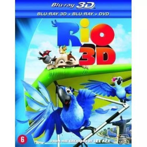 Rio 3D (IMPORT) (Region B) (Blu-ray 3D + Blu-Ray + DVD) Pre-Owned