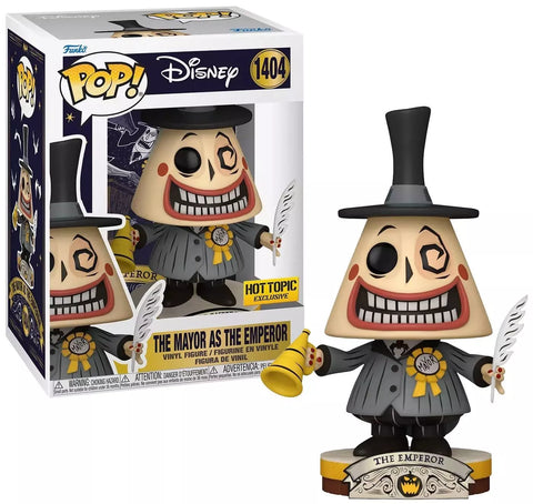 POP! Disney #1404: The Nightmare Before Christmas - The Mayor as the Emperor (Hot Topic Exclusive) (Funko POP!) Figure and Box w/ Protector