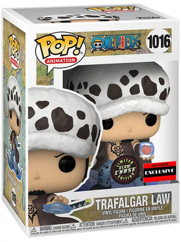 POP! Animation #1016: One Piece - Trafalgar Law (Limited Edition Glow Chase) (AAA Anime Exclusive) (Funko POP!) Figure and Box w/ Protector