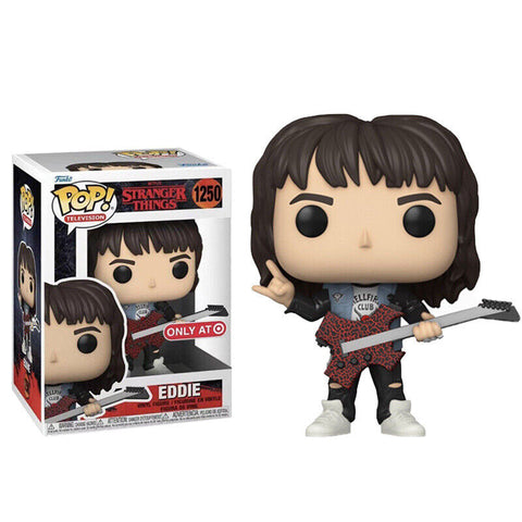 POP! Television #1250: Stranger Things - Eddie (Target Exclusive) (Funko POP!) Figure and Box w/ Protector