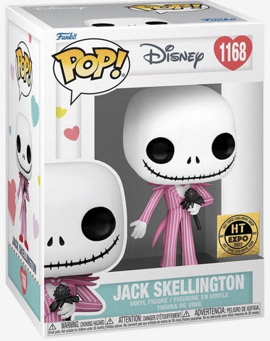 POP! Disney #1168: Jack Skellington (Expo 2022 Hot Topic Exclusive Drop) (Funko POP!) Figure and Box w/ Protector