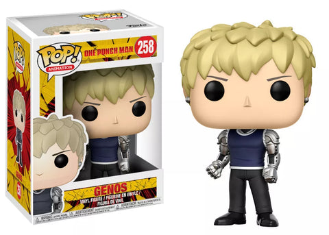 POP! Animation #258: One Punch Man - Genos (Funko POP!) Figure and Box w/ Protector