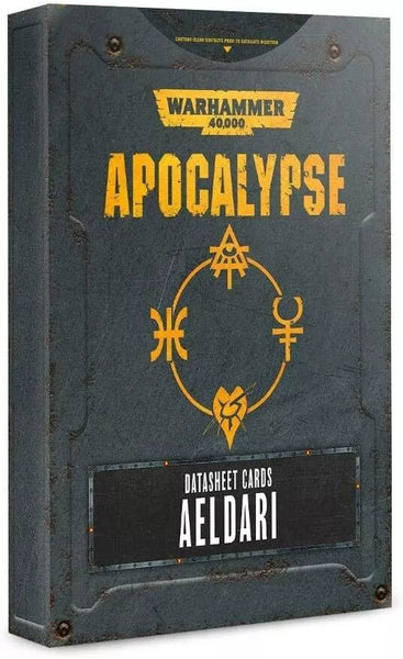 Warhammer 40k: Apocalypse - Datasheet Cards - Aeldari (Games Workshop) NEW