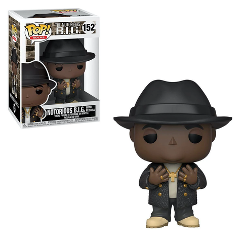 POP! Rocks #152: Notorious B.I.G. with Fedora (Funko POP!) Figure and Box w/ Protector