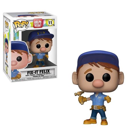 POP! Disney #11: Ralph Breaks The Internet - Fix-It Felix (Funko POP!) Figure Loose in Box w/ Protector (Missing Plastic Insert)