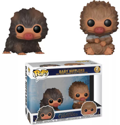 POP! Fantastic Beasts The Crimes of Grindelwald 2 Pack: Baby Nifflers (Funko POP!) Figure and Box (Box Damaged)