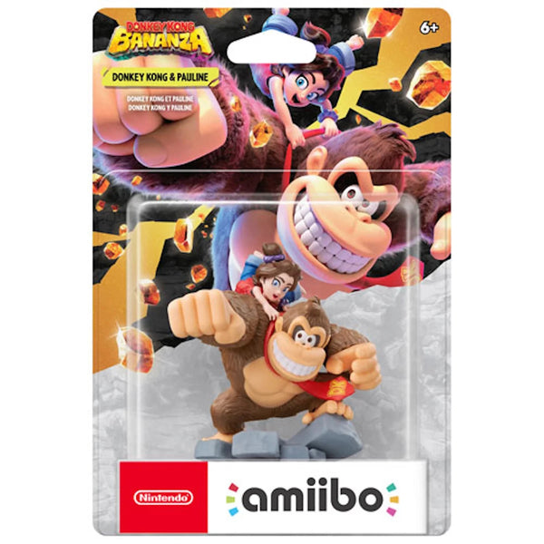 Donkey Kong And Pauline (Donkey Kong Bananza) (Amiibo) NEW (*_*)