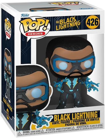 POP! Heroes #426: DC Black Lightning (Funko POP!) Figure and Box w/ Protector