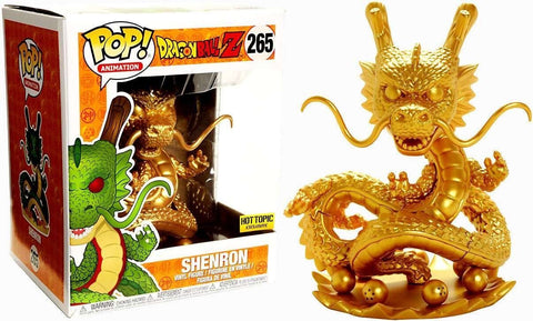 POP! Animation #265: Dragon Ball Z - Shenron (Gold) (Hot Topic Exclusive) (Funko POP!) Figure and Box