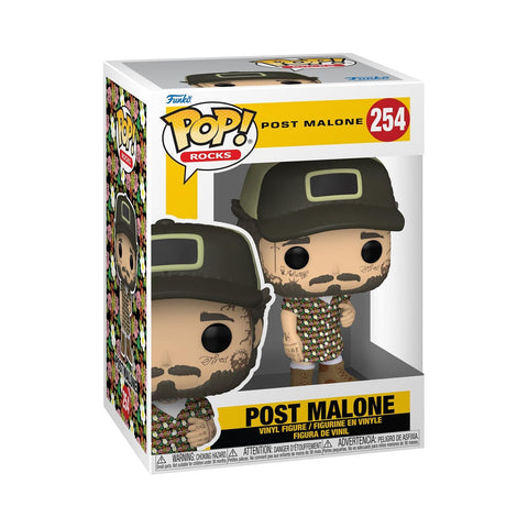 POP! Rocks #254: Post Malone (Funko POP!) Figure and Box w/ Protector
