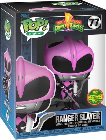 POP! Digital #77: Mighty Morphin Power Rangers - Ranger Slayer [NFT Release 1875 PCS] (Funko POP!) Figure and Box w/ Protector