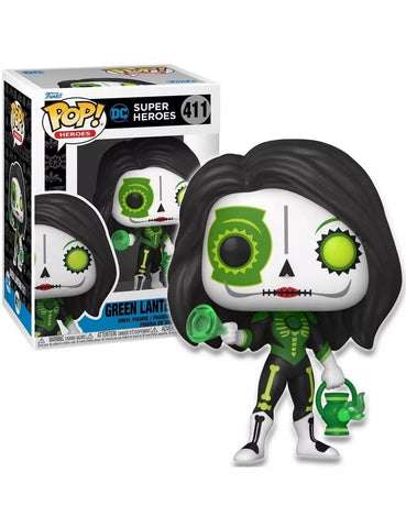 POP! DC Super Heroes #411: Green Lantern (Jessica Cruz) (Funko POP!) Figure and Box w/ Protector