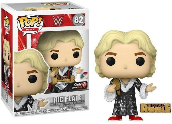 POP! WWE #82: Ric Flair (Diamond Collection) (GameStop Exclusive) (Funko POP!) Figure and Box w/ Protector