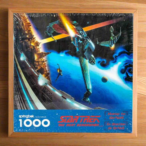 Star Trek: The Next Generation - Home To Qo'NoS - PZL6188 ( 24in x 30in) (Springbok by Hallmark) (1000pc Jigsaw Puzzle) Pre-Owned: 1003 Pieces & Box