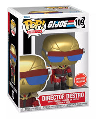 POP! Retro Toys #109: G.I. Joe - Director Destro (GameStop Exclusive) (Funko POP!) Figure and Box w/ Protector