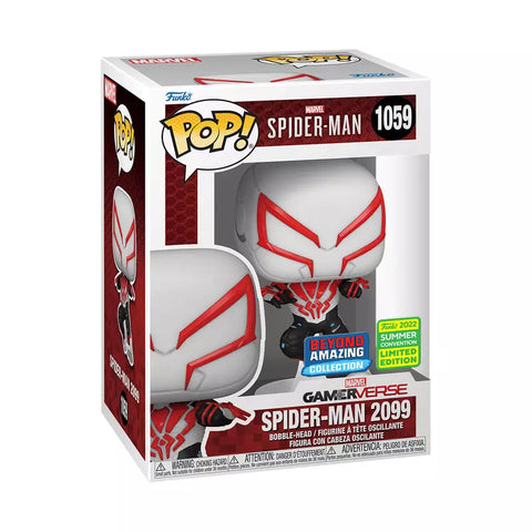 POP! Marvel #1059: GamerVerse - Spider-Man 2099 (Beyond Amazing Collection) (2022 Summer Convention Limited Edition) (Funko POP!) Figure and Box w/ Protector