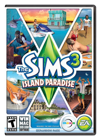The Sims 3: Island Paradise - Expansion Pack (PC Game) Pre-Owned: Disc, Manual, and Case