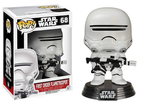 POP! Star Wars #68: First Order Flametrooper (Funko POP!) Figure and Box w/ Protector