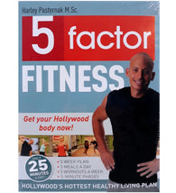 5 Factor Fitness (Harley Pasternak M.Sc.) (3 DVDS + Menu Plan + Diet Journal) Pre-Owned