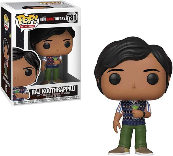 POP! Television #781: The Big Bang Theory - Raj Koothrappali (Funko POP!) Figure and Box w/ Protector