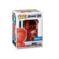 POP! Marvel #499: Avengers Endgame - Hulk (Red Chrome) (Wal-Mart Exclusive) (Funko POP!) Figure and Box w/ Protector