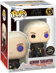 POP! Game of Thrones - House of Dragon - Day of the Dragon #13: Aemond Targaryen [Limited Edition Glow CHASE] (Funko POP!) Figure and Box w/ Protector