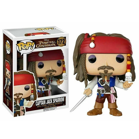 POP! Disney #172: Pirates of The Caribbean - Captain Jack Sparrow (Funko POP!) Figure and Box w/ Protector