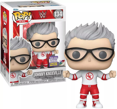 POP! WWE #134: Johnny Knoxville (2023 Summer Convention Exclusive) (Funko POP!) Figure and Box w/ Protector