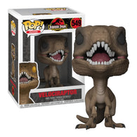POP! Movies #549: Jurassic Park 25th Anniversary - Velociraptor (Funko POP!) Figure and Box w/ Protector (Box Damage)