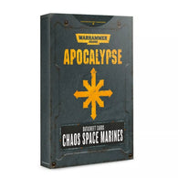 Warhammer 40k: Apocalypse - Datasheet Cards - Chaos Space Marines (Games Workshop) NEW