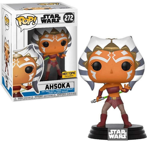 POP! Star Wars #272: Ahsoka [Hot Topic Exclusive] (Funko POP!) Figure and Box w/ Protector