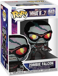 POP! Marvel #942: Marvel Studios What If...? - Zombie Falcon (Funko POP! Bobble-Head) Figure and Box w/ Protector