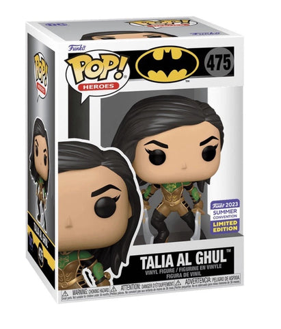 POP! Heroes #475: Batman - Talia Al Ghul [2023 Summer Convention Limited Edition] (Funko POP!) Figure and Box w/ Protector