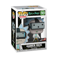 POP! Animation #741: Rick and Morty - Gamer Rick (GameStop Exclusive) (Funko POP!) Figure and Box w/ Protector