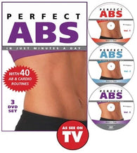 Perfect Abs: In Just Minutes a Day [with 35 AB & cardio routines] (3 DVD Set) NEW